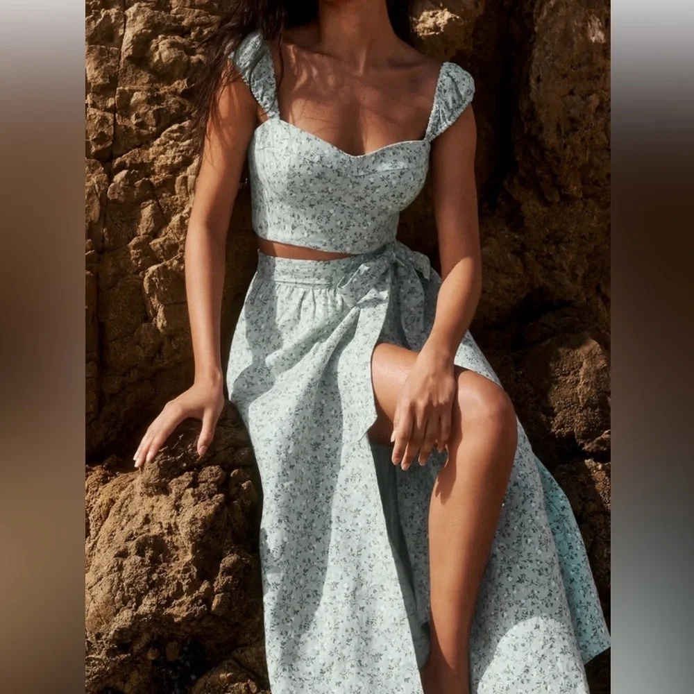 Reformation Clyde Linen Two Piece